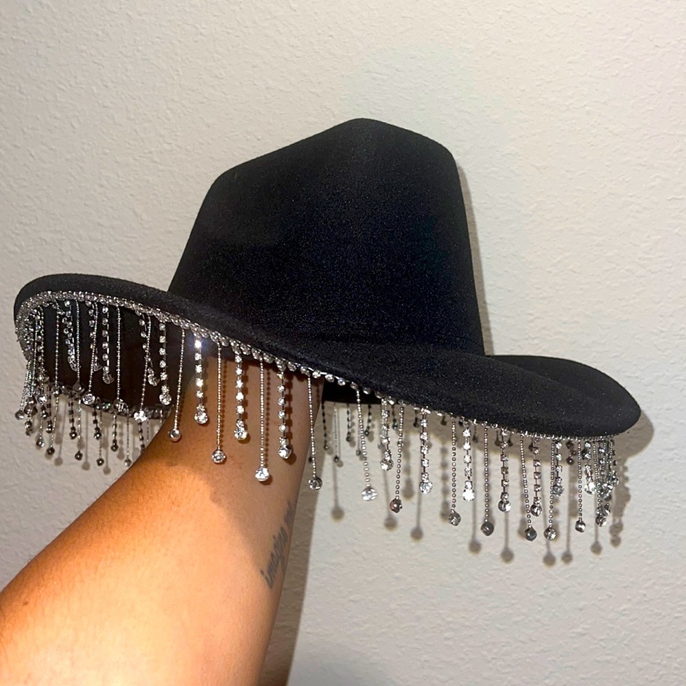 Diamond fringe Cowboy Hat